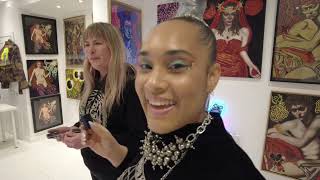 Inside the Extraordinary World of Pop Fine Art ✨ | Alevtina Caravona | AAFIYAH GREY ON A MISSION