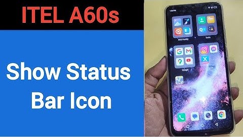 How to show status bar icon, Itel A60s status bar icon Kaise lagaen
