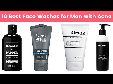  Best Face Washes for Men with Acne  | Face Cleansing Cleanser for Men with Acne or Oily Skin