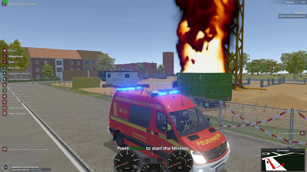 Gebot Notruf 112 – Die Feuerwehr GEFORCE GAMEPLAY YouTube Simulation ☆ ☆ - 1070