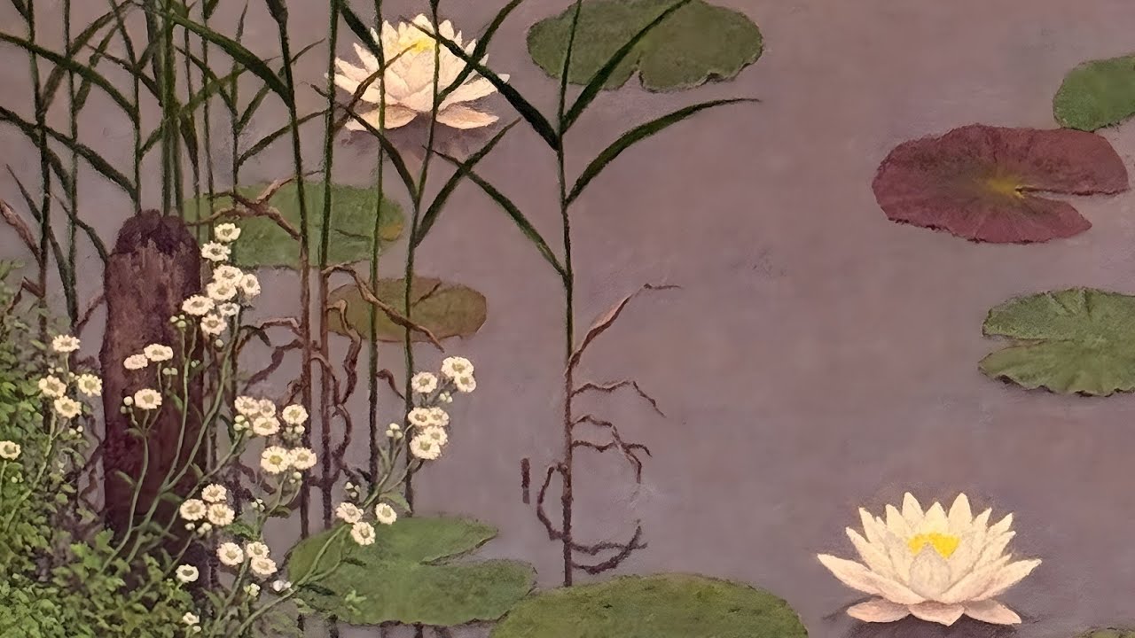 Art Appreciation No. 1139 [Water Lilies] by Yajuro Takashima