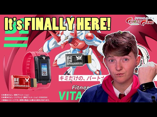 Vital Bracelet BE Digivice VV Unboxing + Imperialdramon BEM