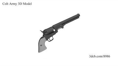 Colt Army 3D Model