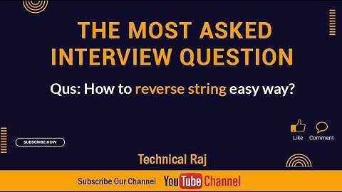 How to Reverse a String - JavaScript in Hindi  #javascript  #reactjs #coding #interview