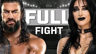 Roman Reigns vs Rhea Ripley | FULL FIGHT | Intergender Match | WWE Monday night Raw 