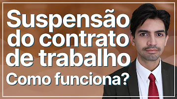 Pode suspender o contrato de trabalho?