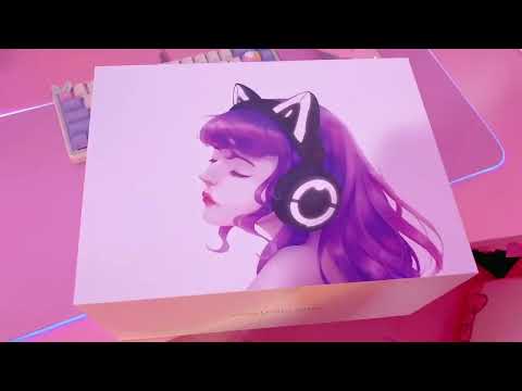 Unboxing Yowu Cat Ear Headphones 4 Blue - video from YOWU