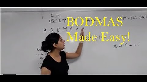 BODMAS Made Easy!