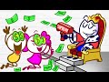 Max Supremely Makes It Rain - Short Animated Pencilmation of Funny Moment