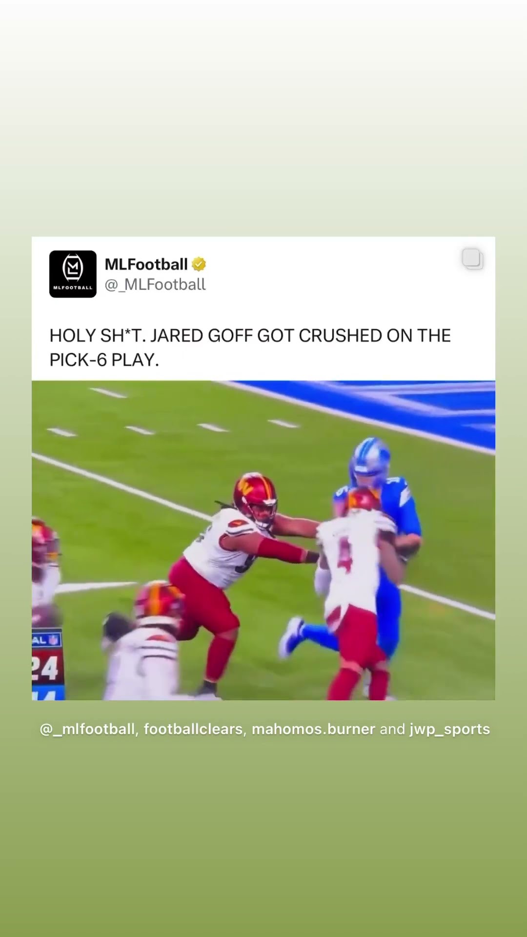 They Crushed Jared Goff #hoodnews #detroitlions #jaredgoff #NFL #sports #how #wow #omg #football #us