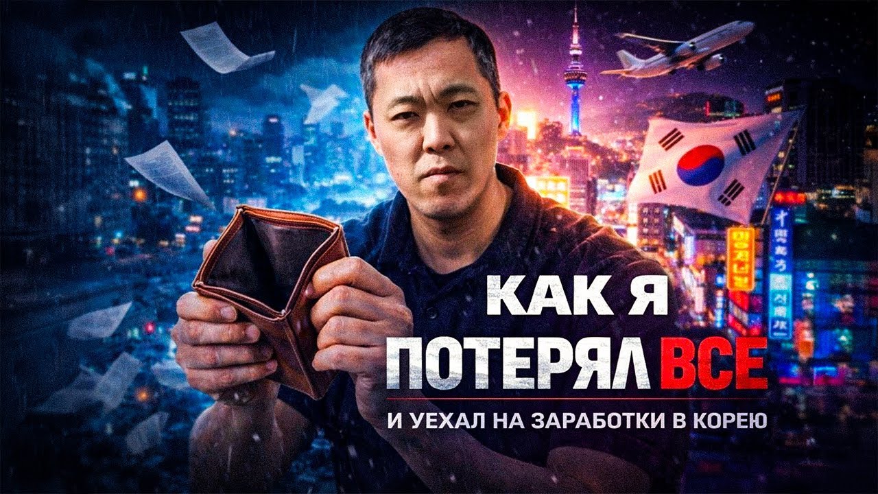 Как я потерял ВСЁ 🤯 и уехал на заработки в Корею 🇰🇷