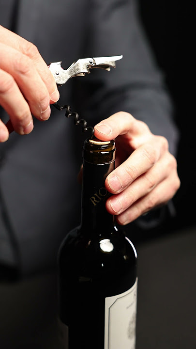 How to open a wine bottle like a pro!