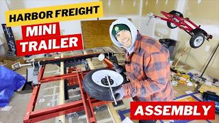 How To Build The Harbor Freight Mini Utility Trailer From Haul Master