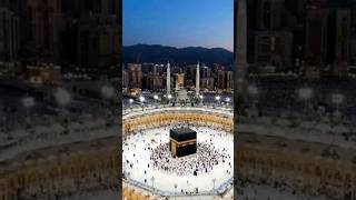 PEACEFUL MOMENTS  Stunning Aerial View of Masjid Al-Haram &amp; Madinah #shorts