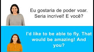 Aprenda Inglês com Diálogos #English #Portuguese #Language #Learn