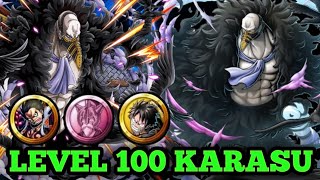 LEVEL 100 KARASU GAMEPLAY | ONE PIECE BOUNTY RUSH | OPBR