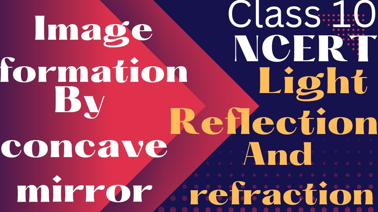 Image formation by a concave mirror। class 10 physics। concave mirror