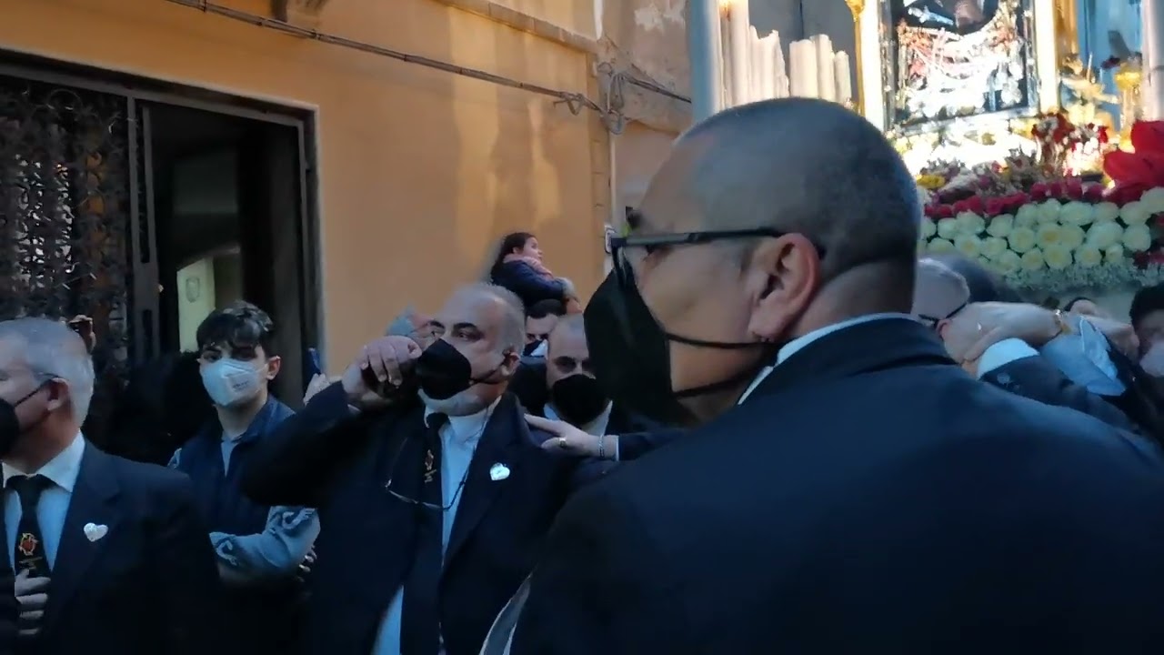 Processione Madre Pietà del Popolo 2022 - Banda Città di Erice, via Custonaci. Marcia Malinconia.