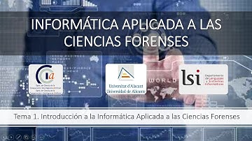 Tema 1. Introducción a la Informática Aplicada a las Ciencias Forenses Archivo