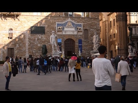 Βίντεο: Piazza della Signoria στη Φλωρεντία, Ιταλία