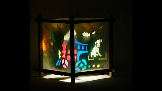 Train with Bear Cubs Harmony Lantern
