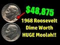 Commonly Overlooked 1968 Dimes That Are Worth Money - Check Every Coin For This!