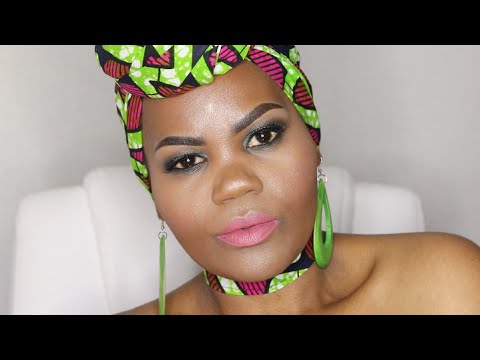 African MAKEUP Smokey Eye