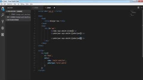 c. v -html( vue js indonesia)