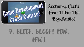 Game Development Crash Course wCorona SDK (9  Bleep, Bloop! Pew, Pew!)