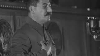 Фрагменты речи Сталина И.В. на Первом Всесоюзном совещании стахановцев. (1935)