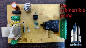 How to make Water Pump Automatic Switch ON OFF Circuit Water Level Controller || Submersible pump ||