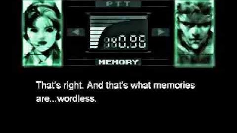 Metal Gear Solid - Mei Ling "Memories" Codec