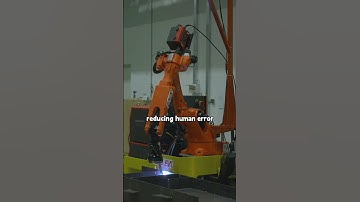 One Click & This Robot Starts Welding.#industrialrobot #roboticwelding #weldingrobot #weldingrobot