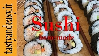 Seguimi su http://www.tastyandeasy.it/ ingredienti 500 g di riso per
sushi 1 litro acqua 2 cucchiaini zucchero 3 aceto oppure ...