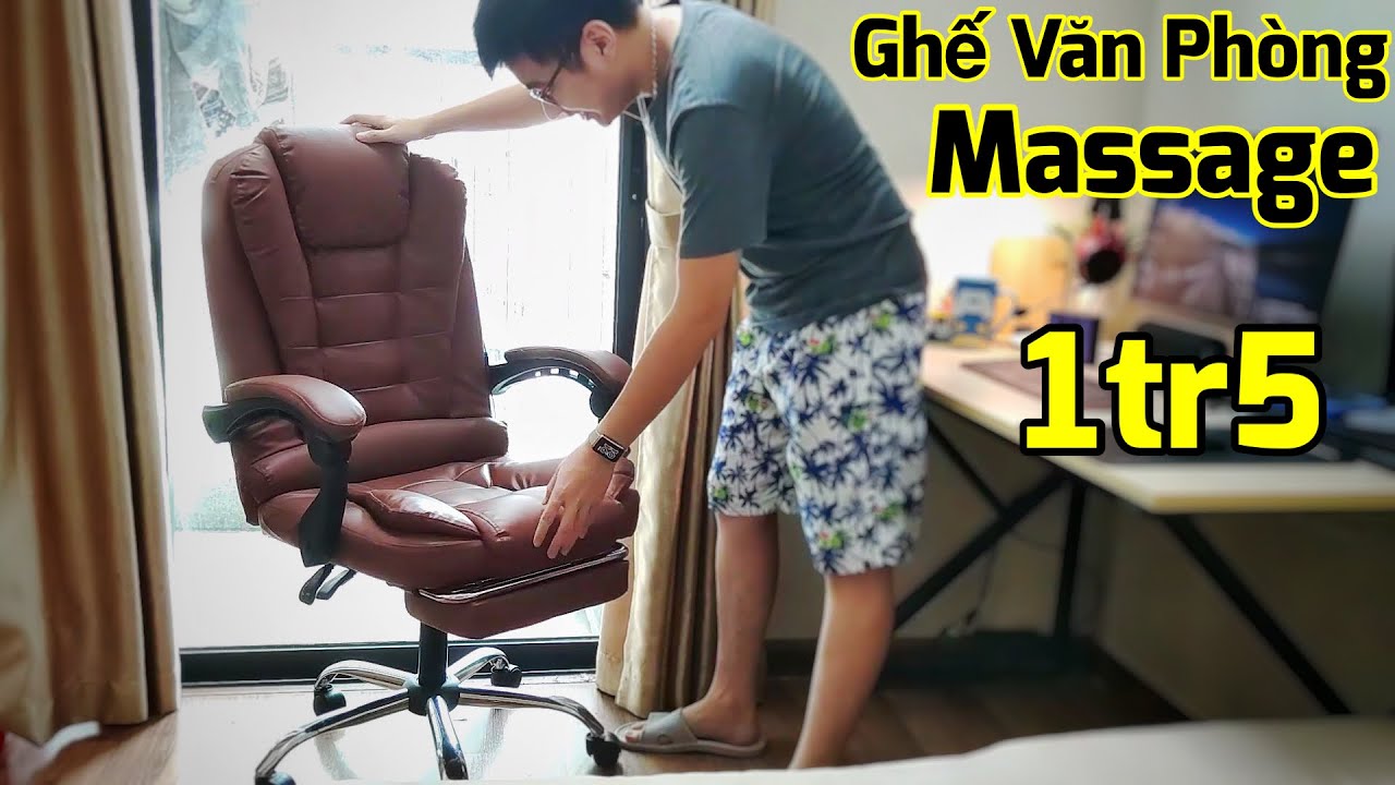 Ghế văn phòng Massage được 7 điểm T148 giá rẻ 1tr5 có thật không ...