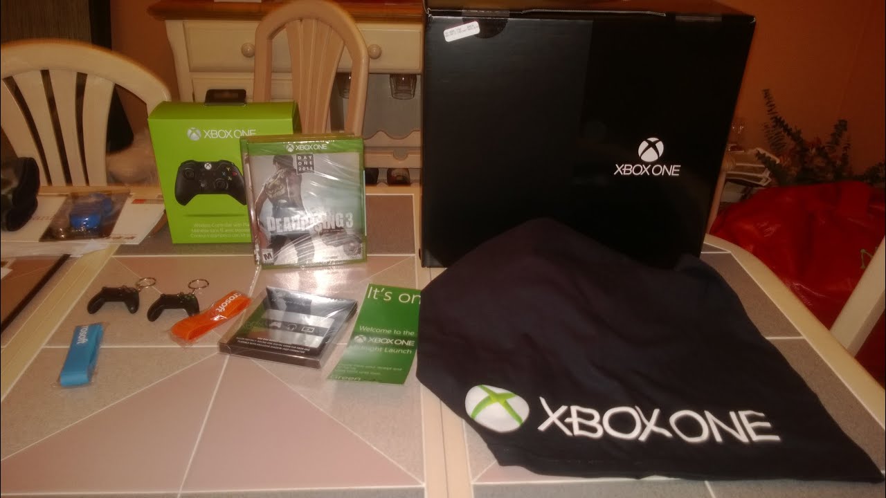 Xbox One Unboxing Console, Kinect, Controller, Mic, Goodies, Etc. YouTube