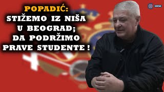 Poslao poruku Vučićevim ćacima! Goran Popadić: Stižemo iz Niša u ...
