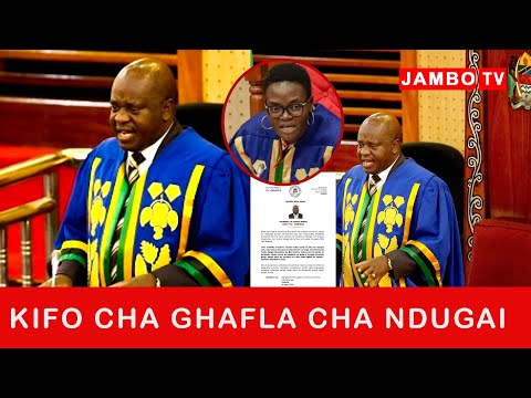 NI HUZUNI JOB NDUGAI AFARIKI GHAFLA LEO HII SPIKA DKT TULIA ACKSON ATANGAZA KIFO CHAKE