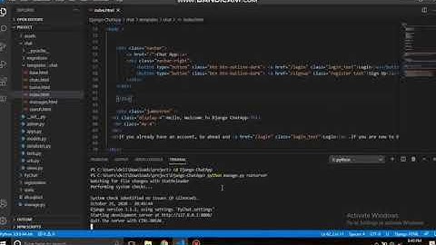 Django Chat-App using Python