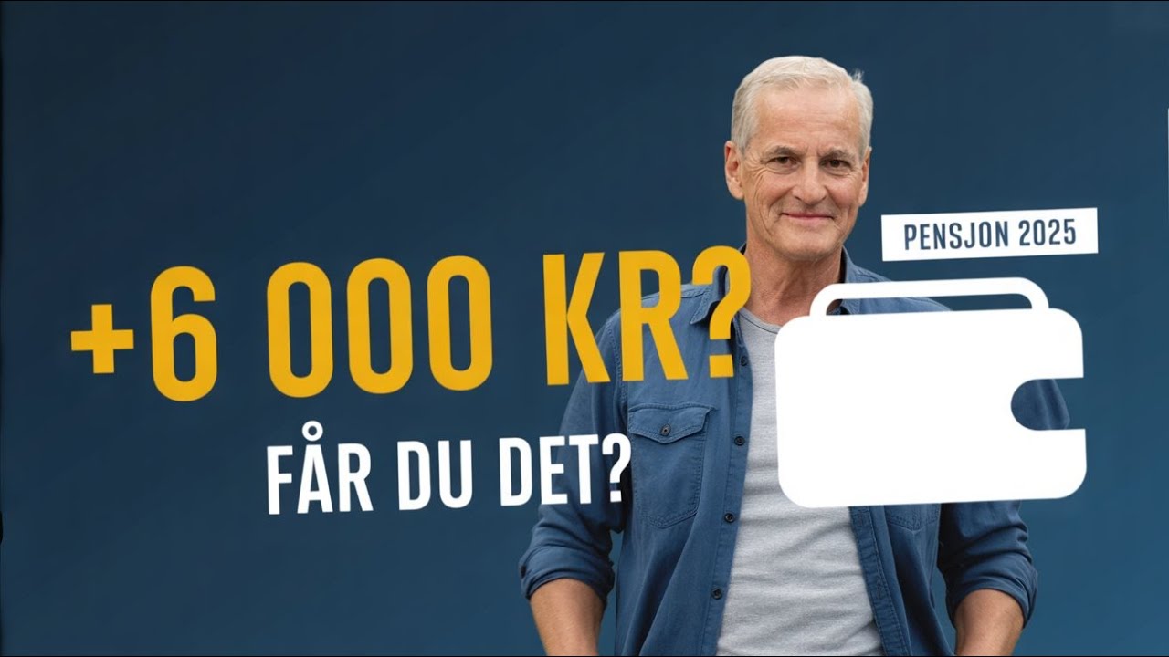 Alderspensjon 2025: +6 000 kr for minstepensjonister? | Nyheter fra NAV og Regjeringen