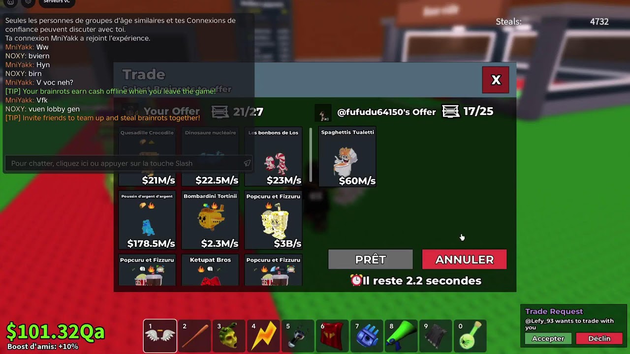 Live trade sab cherche secret combi je pvp