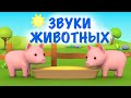 Учим животных 🙉 Как говорят животные - Мультик Звуки животных для самых маленьких