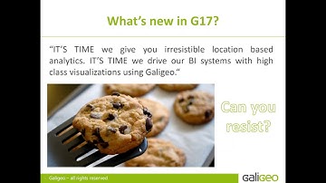 NEW! Galigeo for SAP BusinessObjects G17: step into Geo visualization!