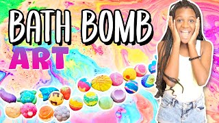 BATH BOMB ART CHALLENGE!!!!