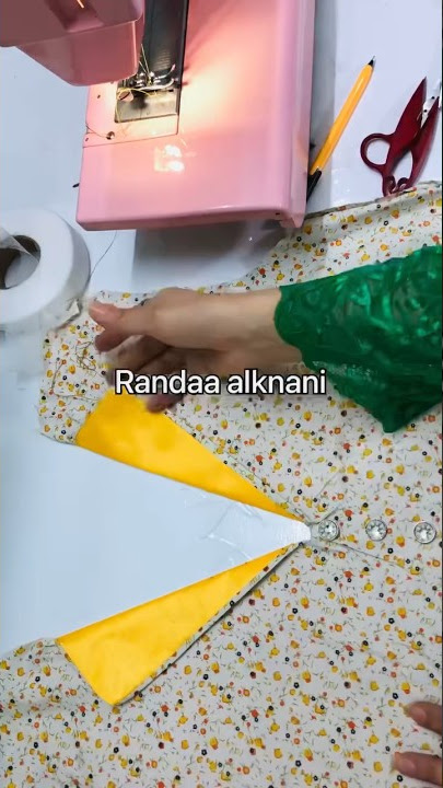 طريقة فصال خياطة الياخة #فصالات #تعليم #تصاميم