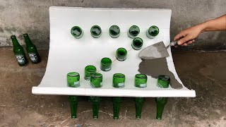 Garden Decoration - BEAUTIFUL - How to Upgrade Your Garden using Glass bottles