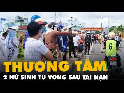 Video Đau đớn hình ảnh 2 nữ sinh chạy xe đạp điện tử vong... - youtube