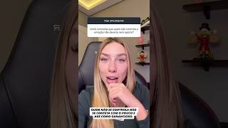 E quem opera com controle emocional? Nem 40% da maioria 😂