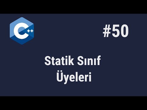 Video: Statik üyeler özel olabilir mi?