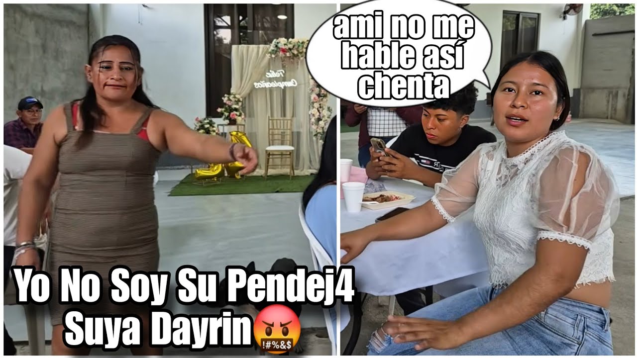 Chentia le Pe.go su Buena Pel4da de Cara a Dayrin por Invitar a Ingrid a su Cumpleaños😡